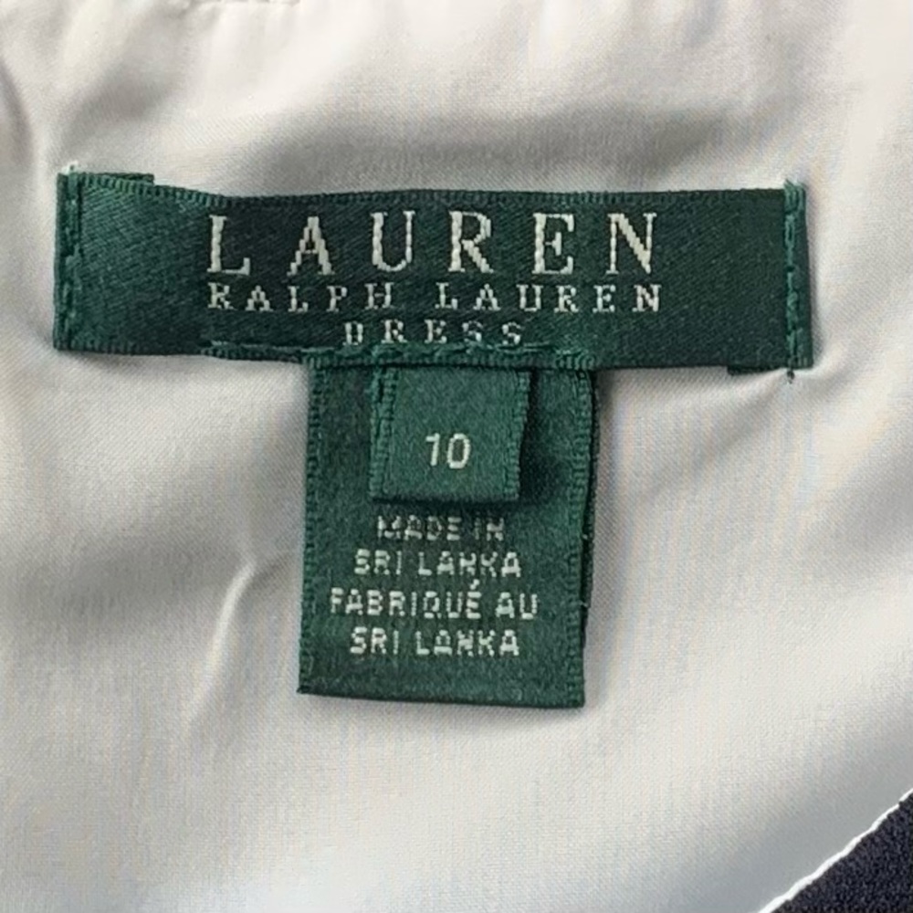 ⚠️Lauren by Ralph Lauren sleeveless color block striped dress. - Picture 11 of 13